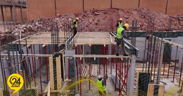 “الوطني للتنمية” يواصل تنفيذ مشروع مجمع عيادات عبدالكافي في سبها