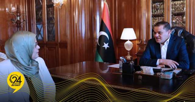الدبيبة: بحثت مع وزيرة العدل تعزيز سيادة القانون   