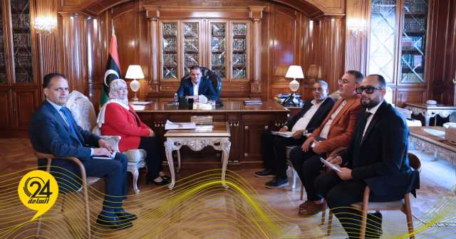 الدبيبة يتابع مع وفاء أوضاع مراكز الرعاية في بوسليم