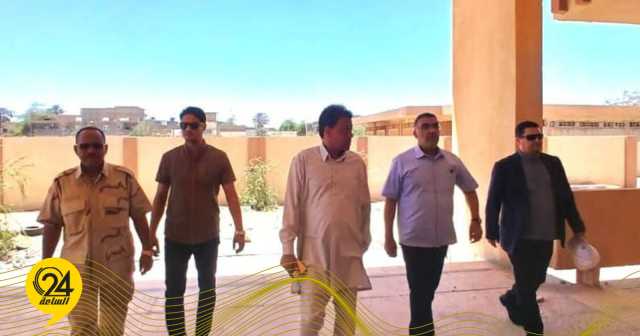 وفد بخارجية الحكومة الليبية يتفقد مقر ديوان الوزارة مكتب الشؤون القنصلية بسبها