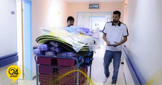 مركز بنغازي الطبي يعزز قسم العلاج الطبيعي بمعدات حديثة للعلاج المائي  