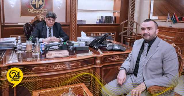 الصور يبحث مع المكلف بصحة الدبيبة ملفات الأدوية وتطوير القطاع الصحي