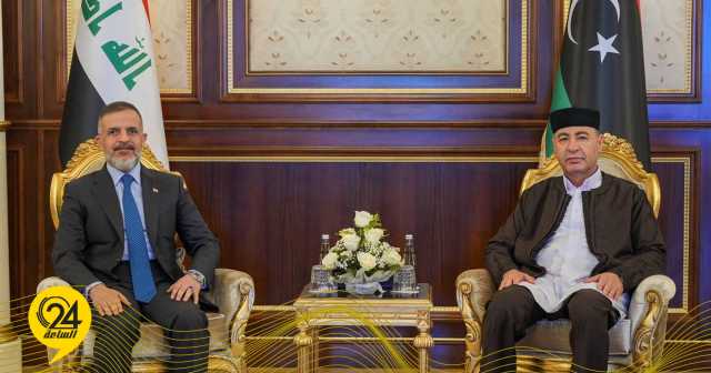 خارجية الدبيبة: الباعور استعرض مع نائب رئيس الوزراء العراقي العلاقات التاريخية