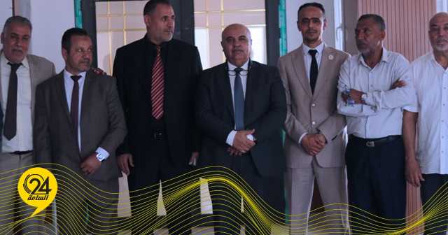 رئيس الأكاديمية الليبية الأم يزور فرع الساحل الغربي بمدينة العجيلات