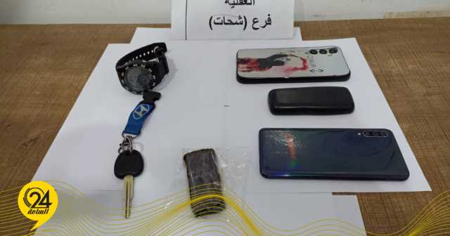 ضبط شخصين بحوزتهما قطعة كبيرة من مخدر الحشيش بشحات