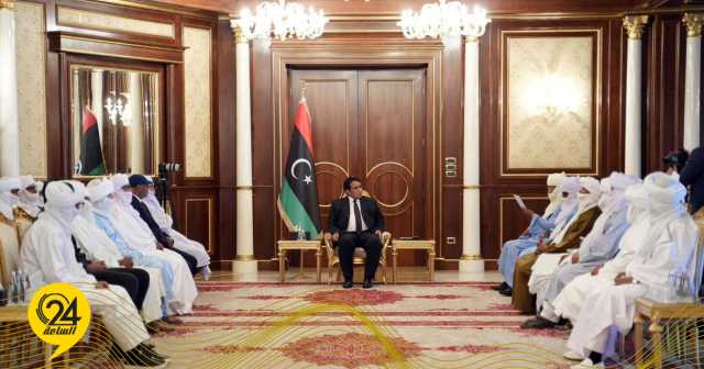 الرئاسي: وفد من الطوارق أشاد بحكمة “المنفي” في إدارة المرحلة