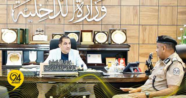 أبوزريبة يبحث مع مدير أمن غات الكُبرى التحديات الأمنية