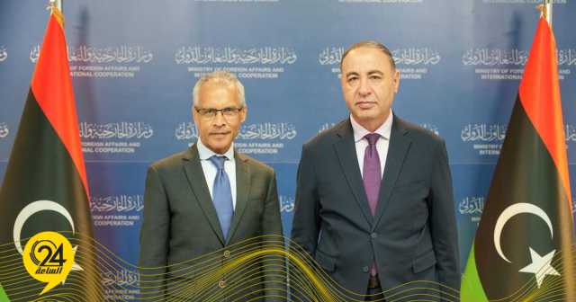 خارجية الدبيبة: الباعور بحث مع السفير الفرنسي تطوير العلاقات الثنائية