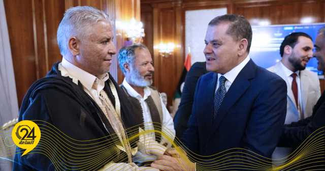 بيان حكومي: الدبيبة بحث مع وفد من بني وليد  إنهاء مظاهر التسلح خارج الشرعية