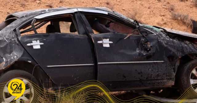 وفاة ثلاث سيدات وإصابة آخرين جراء حادث سير بطريق الجبل الغربي