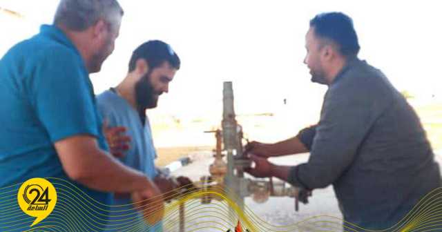 شركة البريقة تعلن إصلاح تسرب بخط إطفاء رئيسي في مستودع رأس المنقار