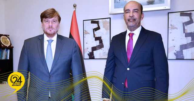 الرئاسي: الكوني بحث مع السفير الإسباني آخر مستجدات الأوضاع في ليبيا