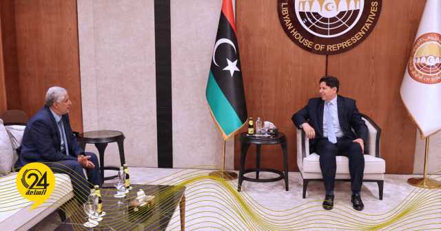 العقوري يجتمع مع القائم بالأعمال الليبي في بيلاروسيا لبحث تعزيز التعاون   