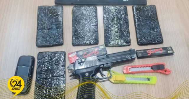 ضبط مروج مخدرات بحوزته نصف كيلو حشيش في بنغازي