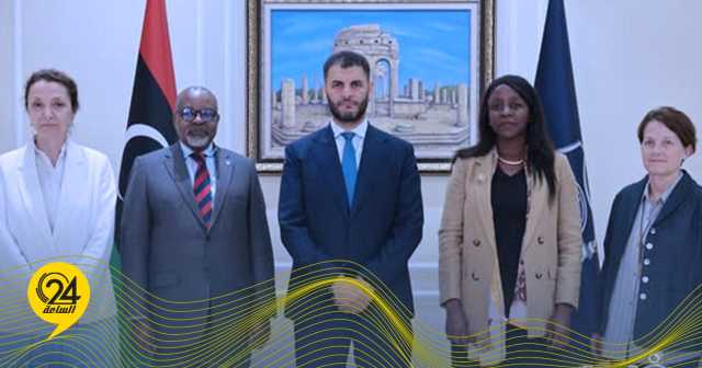 “الطرابلسي” يبحث مع وفد أممي ملف الهجرة غير الشرعية