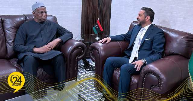 السني يبحث مع باتيلي إمكانية أن تلعب ليبيا دورا في استقرار السودان والنيجر