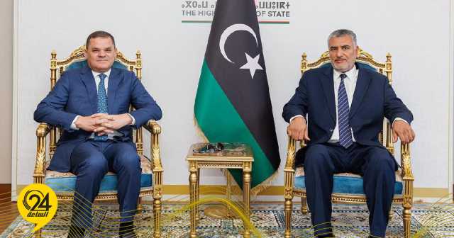 تكالة والدبيبة يبحثان الأحداث التي شهدتها طرابلس