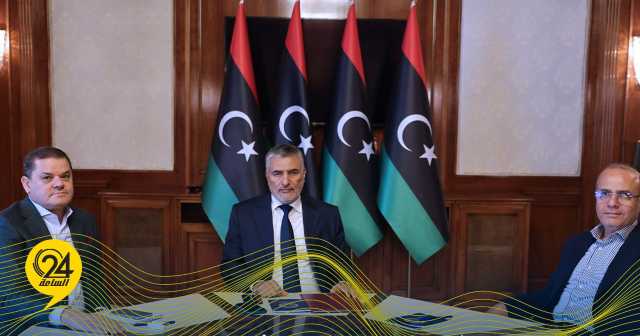 الدبيبة وتكالة واللافي يبحثون إعادة الحياة في درنة