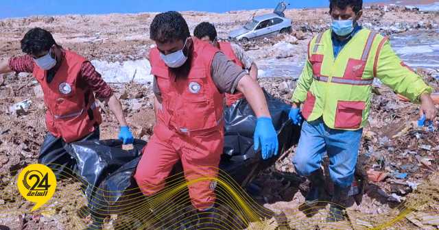 الهلال الأحمر “شحات”: انتشال 28 جثة من سوسة والمناطق المجاورة منذ بداية الكارثة
