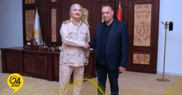 المشير خليفة حفتر يطلع على الخطة الأمنية الموضوعة من «الأمن الداخلي»
