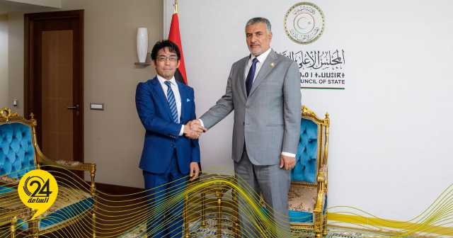 تكالة يبلغ السفير الياباني برغبته في “إجراء الانتخابات” وتحقيق الاستقرار
