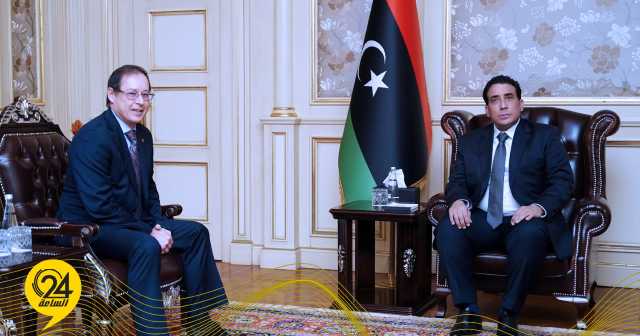 المنفي يبحث مع سفير روسيا آخر المستجدات السياسية والاقتصادية