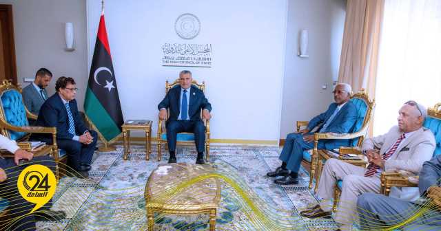 تكالة يناقش ملف الانتخابات مع وفد “الجمعية الوطنية الثانية لفزان”