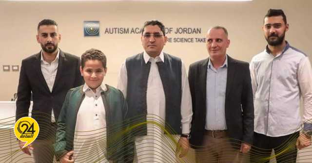 “أرحومة” يزور 73 طفلًا ليبيًا مرضى بالتوحد في الأردن