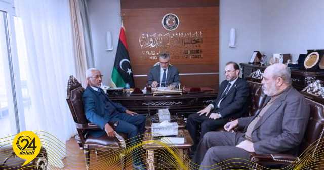 مجلس الدولة: تكالة بحث أهم الملفات السياسية في البلاد 
