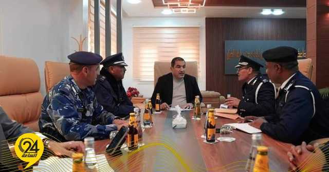 “أبوزريبة” يعقد اجتماعًا أمنيًا موسعًا لبحث الخطط الأمنية المستقبلية في المنطقة الجنوبية 