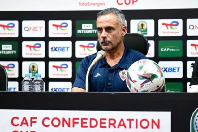 جوميز يحدد أسباب تعادل الزمالك مع إنييمبا في الكونفدرالية