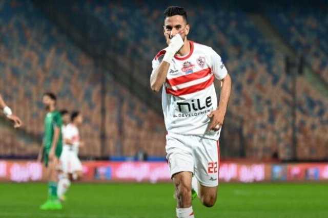 الزمالك يتقدم على البنك الأهلي بهدف ناصر ماهر في الشوط الأول «فيديو»