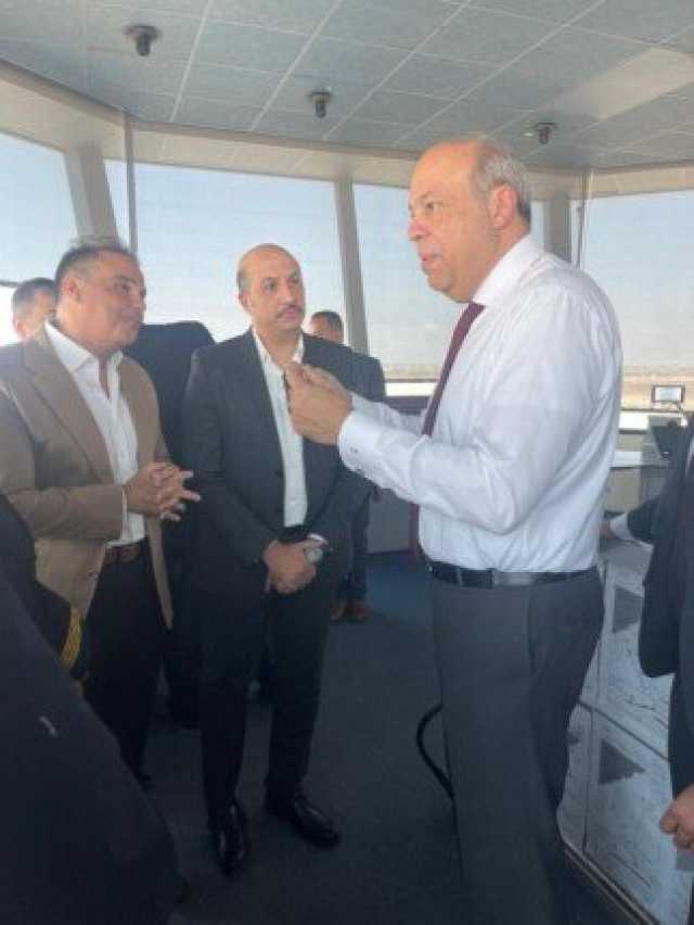 وزير الطيران المدني يتابع استعدادات مطار برج العرب لاستقبال الوفود المشاركة في معرض مصر الدولي للطيران