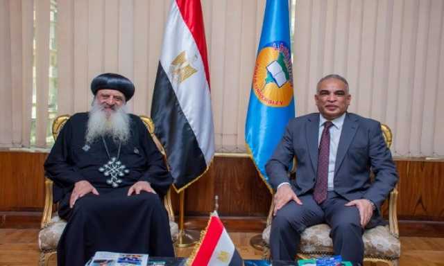 الأنبا بولا: جامعة طنطا بيت خبرة وشريك رئيسي في دعم الأنشطة التنموية والمجتمعية التي نقوم بها