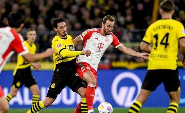 بايرن ميونخ يستضيف بوروسيا دورتموند في قمة الصراع على صدارة الدوري الألماني