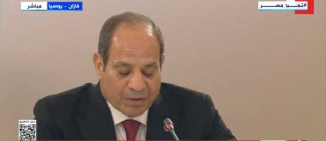 الرئيس السيسي يهنئ جوتيريش بمناسبة الاحتفال بذكرى يوم الأمم المتحدة