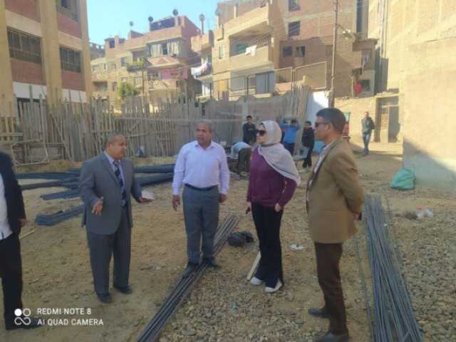 نائبة محافظ القليوبية تتفقد مشروعات الأبنية التعليمية والصرف الصحي بقليوب
