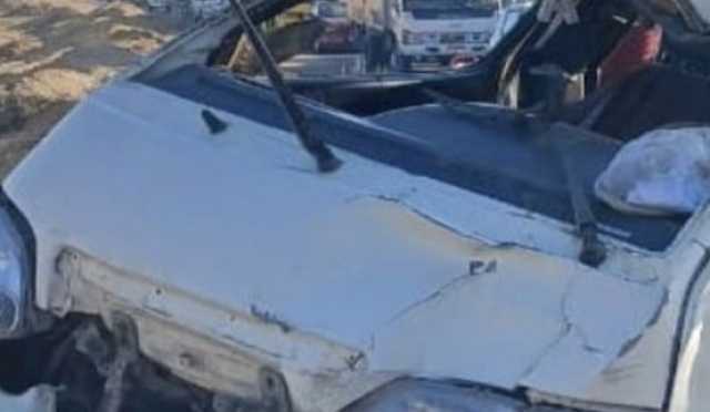 «الميكروباص دخل في الرصيف».. إصابة 5 أشخاص في حادث مروع بطريق الفيوم الصحراوي