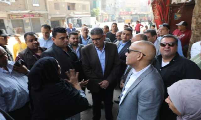 محافظ الجيزة يتفقد مساكن بلوكات أرض عزيز عزت بإمبابة