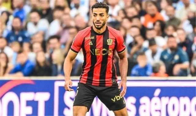 محمد عبد المنعم على رأس قائمة نيس لمباراة لانس في الدوري الفرنسى