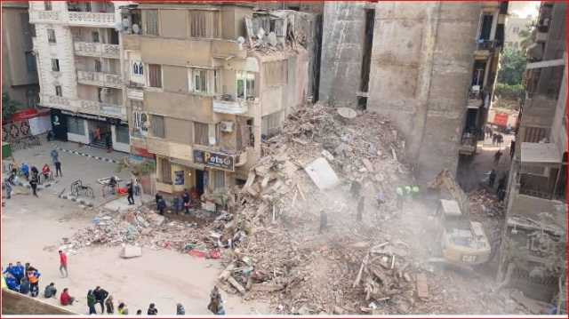 ارتفاع عدد ضحايا عقار العباسية المنهار لـ 8 أشخاص