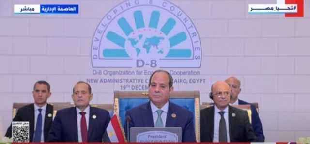 السيسي: إطلاق مسابقة لطلاب التعليم ما قبل الجامعي بدول المجموعة في «العلوم والهندسة»
