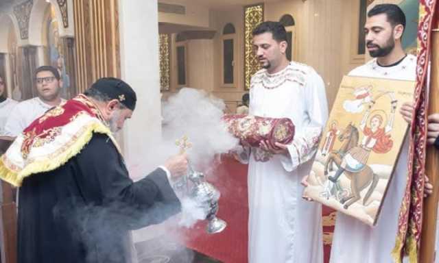 احتفالات متنوعة بمناسبة عيد أبو سيفين في كنيسته بعبد القادر بالإسكندرية
