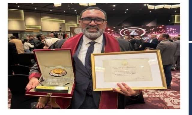 رئيس قسم الأمراض المتوطنة بطب حلوان يفوز بجائزة الدكتور محمد ربيع ناصر للبحث العلمي في العلوم الطبية 2024