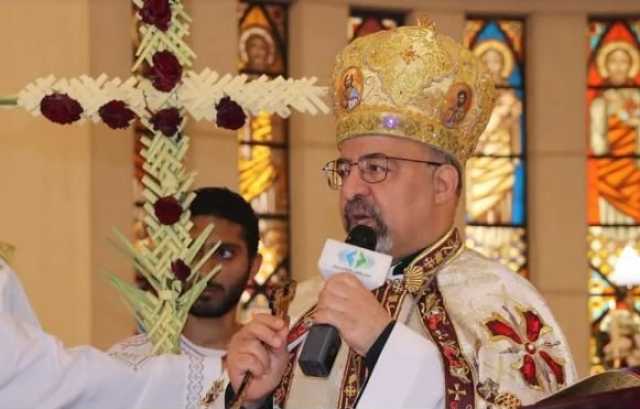 بطريرك الكاثوليك يترأس قداس أحد الشعانين بالاسكندرية