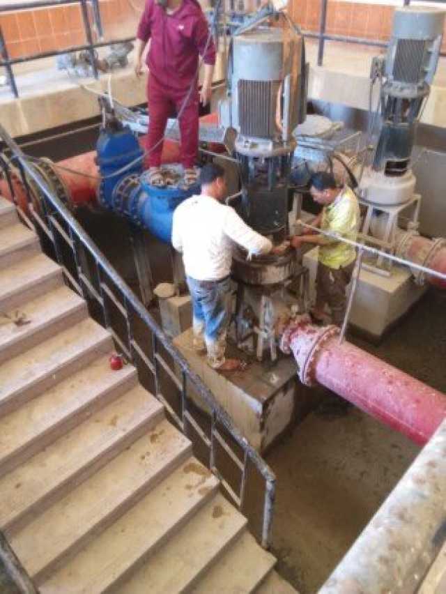 مياه القناة تنهي صيانة محطة التوطين وتطوير شبكات وادي الملاك
