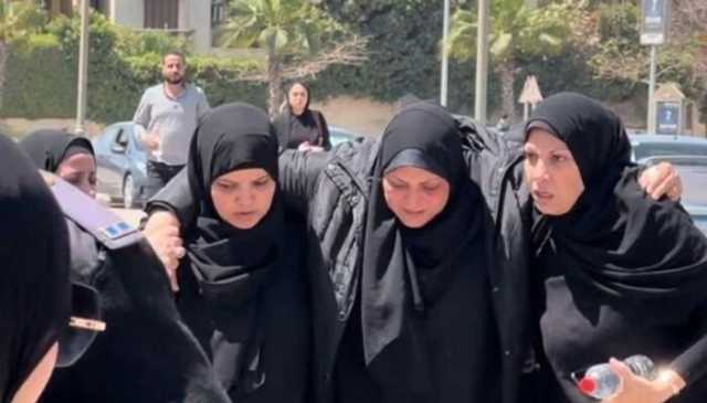 وسط حالة من الحزن.. أرملة سليمان عيد تستقبل واجب العزاء من مسجد الشرطة بالشيخ زايد