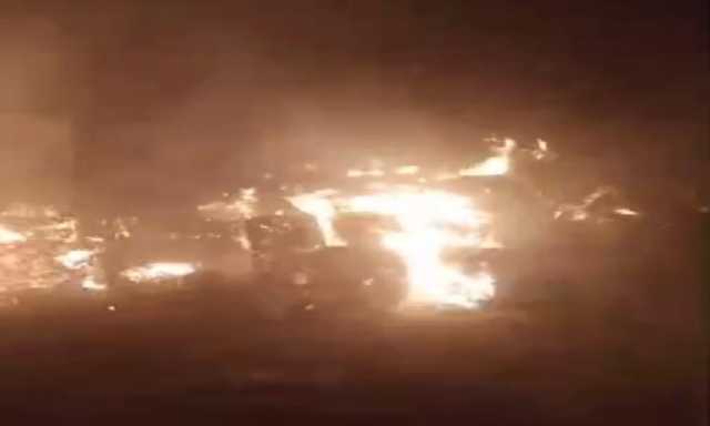 إصابة 3 أشخاص في حريق مستودع أنابيب بالشرقية والحماية المدنية تسيطر على النيران