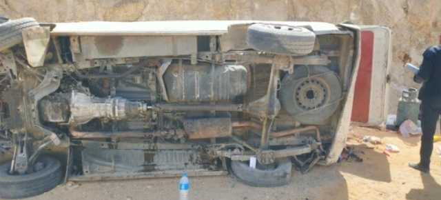 جثة و8 مصابين.. أسماء ضحايا ومصابي حادث انقلاب صحراوي المنيا