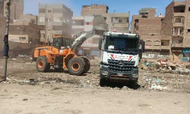 رفع 250 طن قمامة خلال حملة نظافة مكبرة بحي ثان المحلة